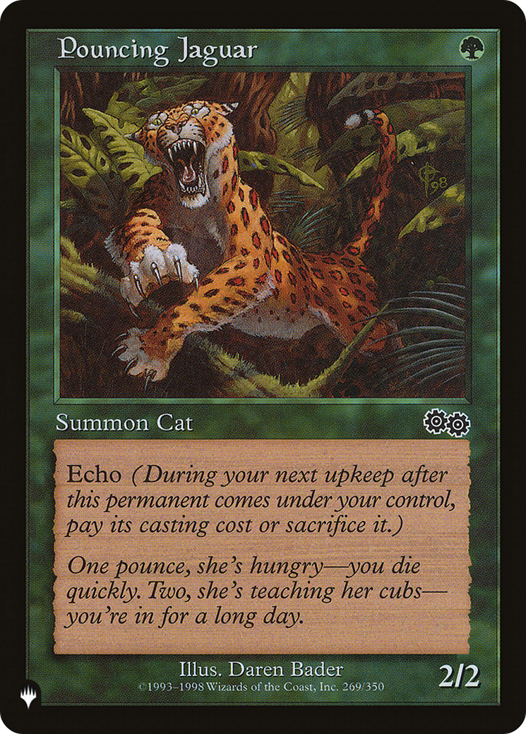 Pouncing Jaguar [The List] | Jack's On Queen