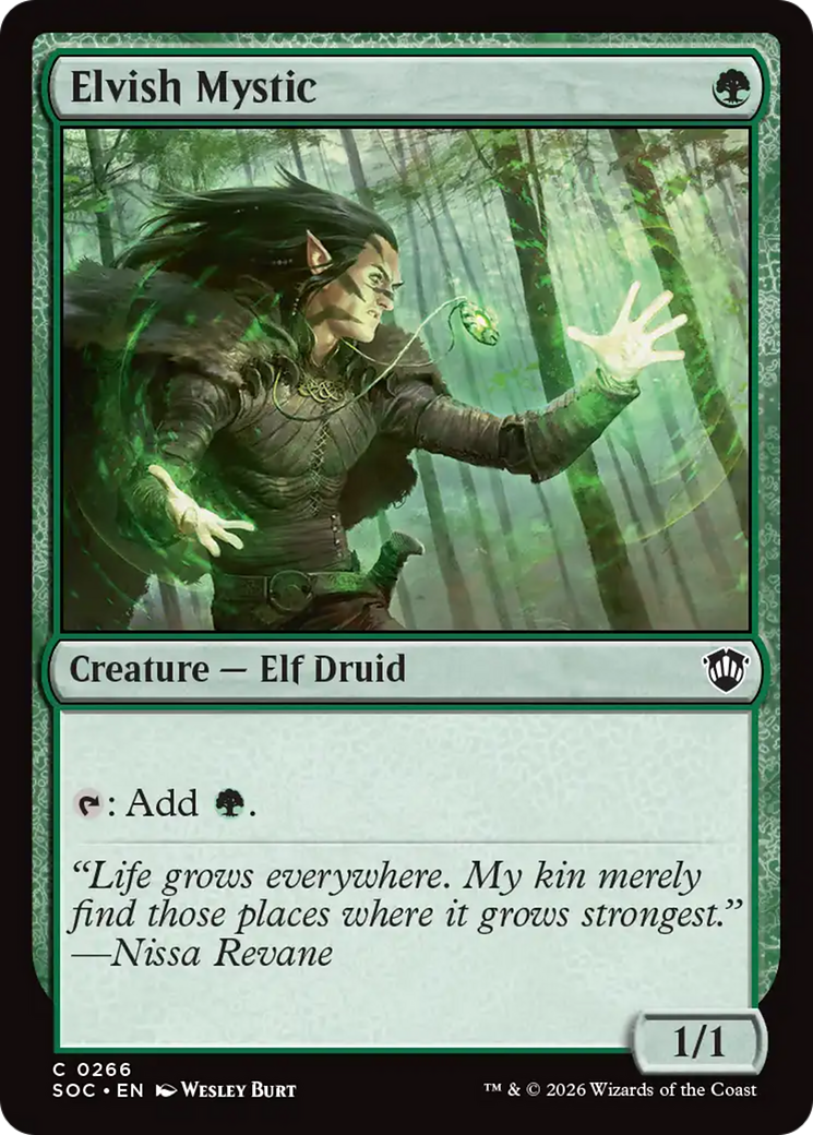 Elvish Mystic [Secrets of Strixhaven Commander] | Jack's On Queen
