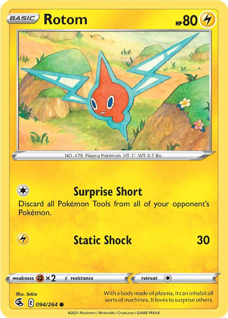 Rotom (094/264) [Sword & Shield: Fusion Strike] | Jack's On Queen