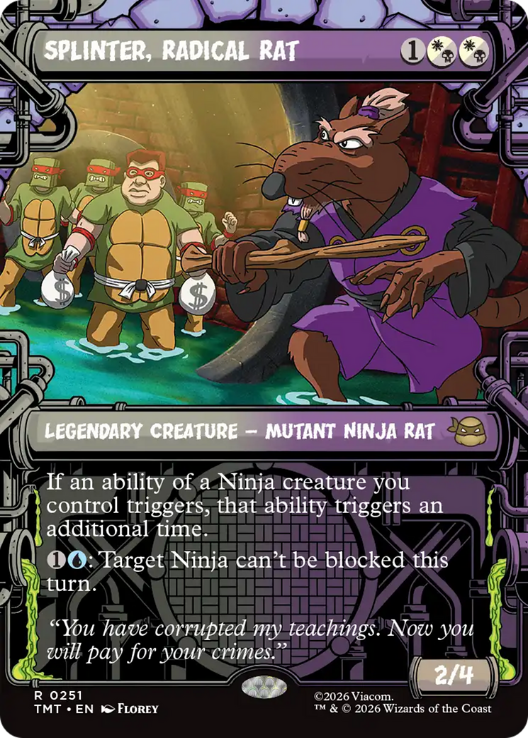 Splinter, Radical Rat (Showcase) [Teenage Mutant Ninja Turtles] | Jack's On Queen