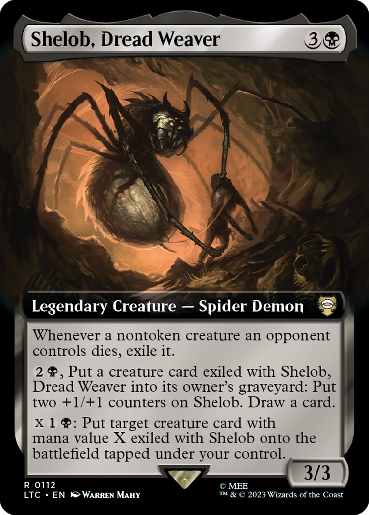 Shelob, Dread Weaver (Extended Art) [The Lord of the Rings: Tales of Middle-Earth Commander] | Jack's On Queen