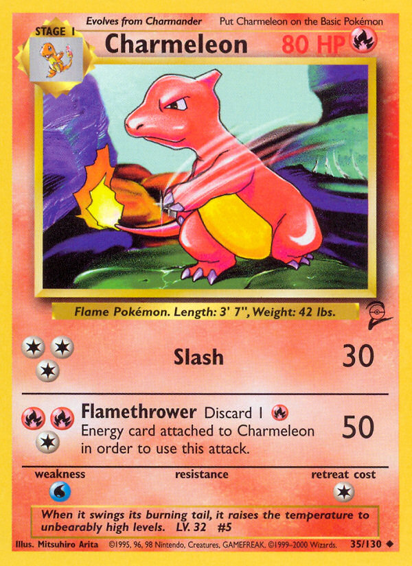 Charmeleon (35/130) [Base Set 2] | Jack's On Queen