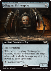 Giggling Skitterspike (Extended Art) [Duskmourn: House of Horror Commander] | Jack's On Queen