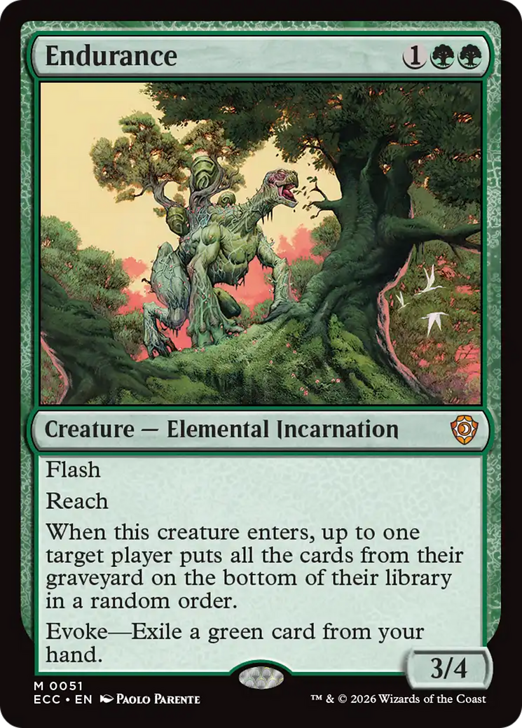 Endurance [Lorwyn Eclipsed Commander] | Jack's On Queen