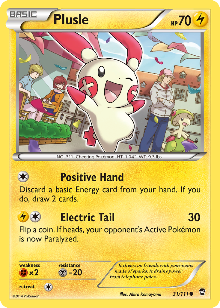 Plusle (31/111) [XY: Furious Fists] | Jack's On Queen