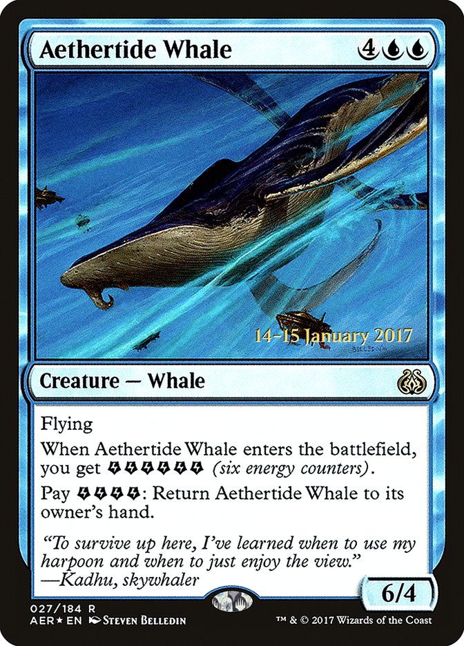 Aethertide Whale [Aether Revolt Prerelease Promos] | Jack's On Queen