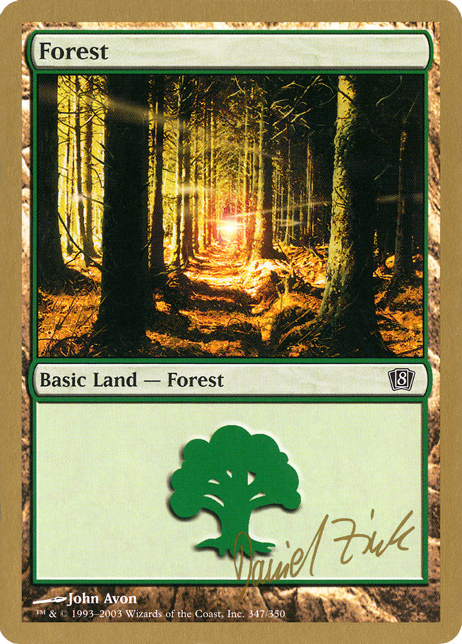 Forest (dz347) (Daniel Zink) [World Championship Decks 2003] | Jack's On Queen