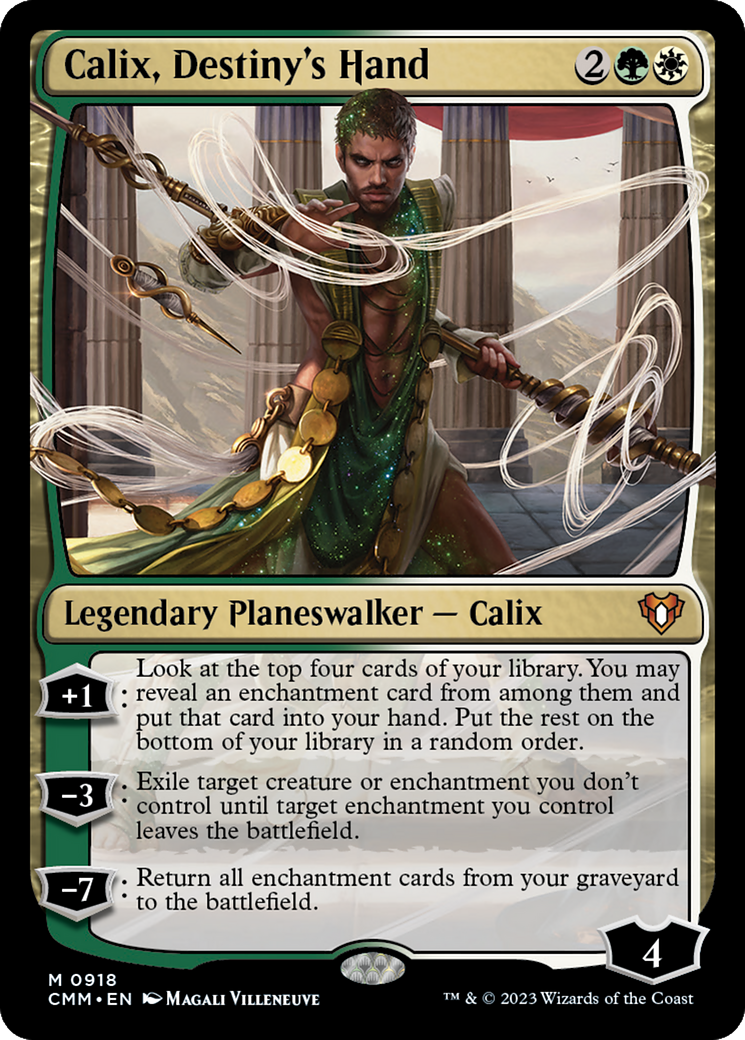 Calix, Destiny's Hand [Commander Masters] | Jack's On Queen