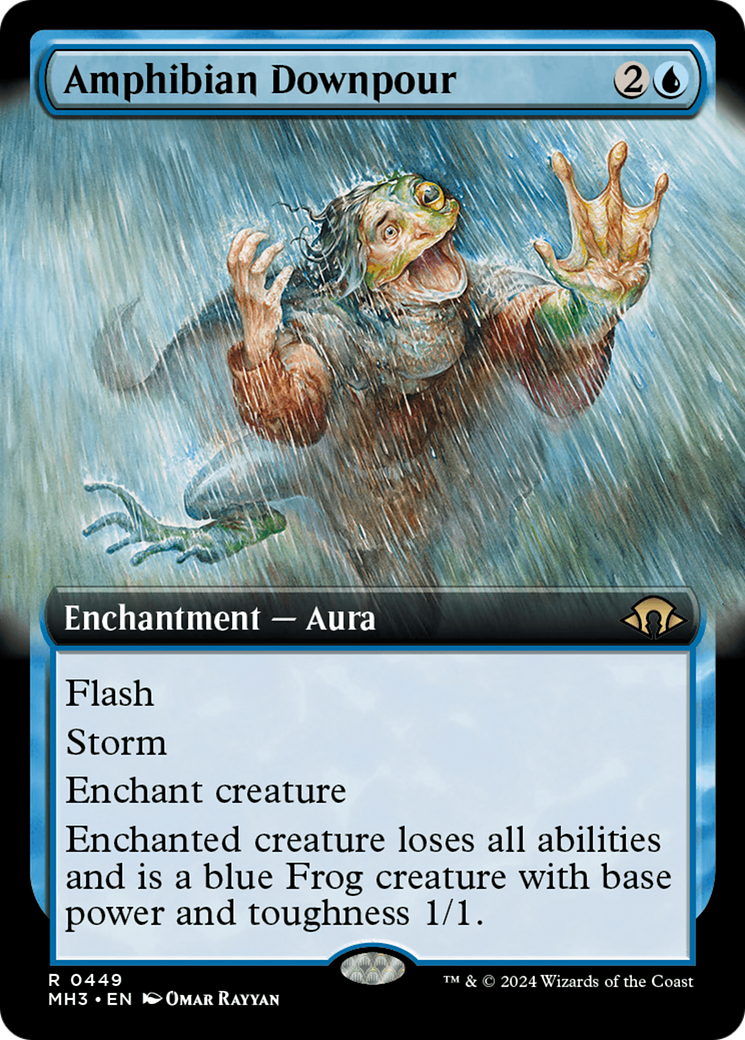 Amphibian Downpour (Extended Art) [Modern Horizons 3] | Jack's On Queen