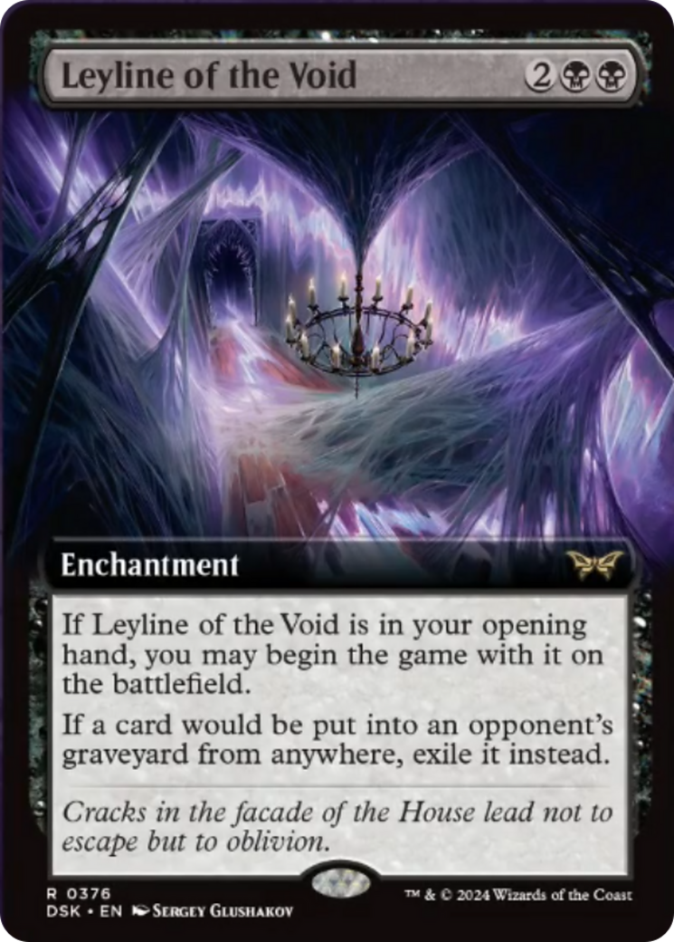 Leyline of the Void (Extended Art) [Duskmourn: House of Horror] | Jack's On Queen