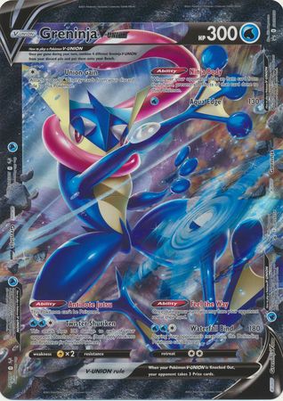 Greninja V-Union (Jumbo Card) [Sword & Shield: Black Star Promos] | Jack's On Queen