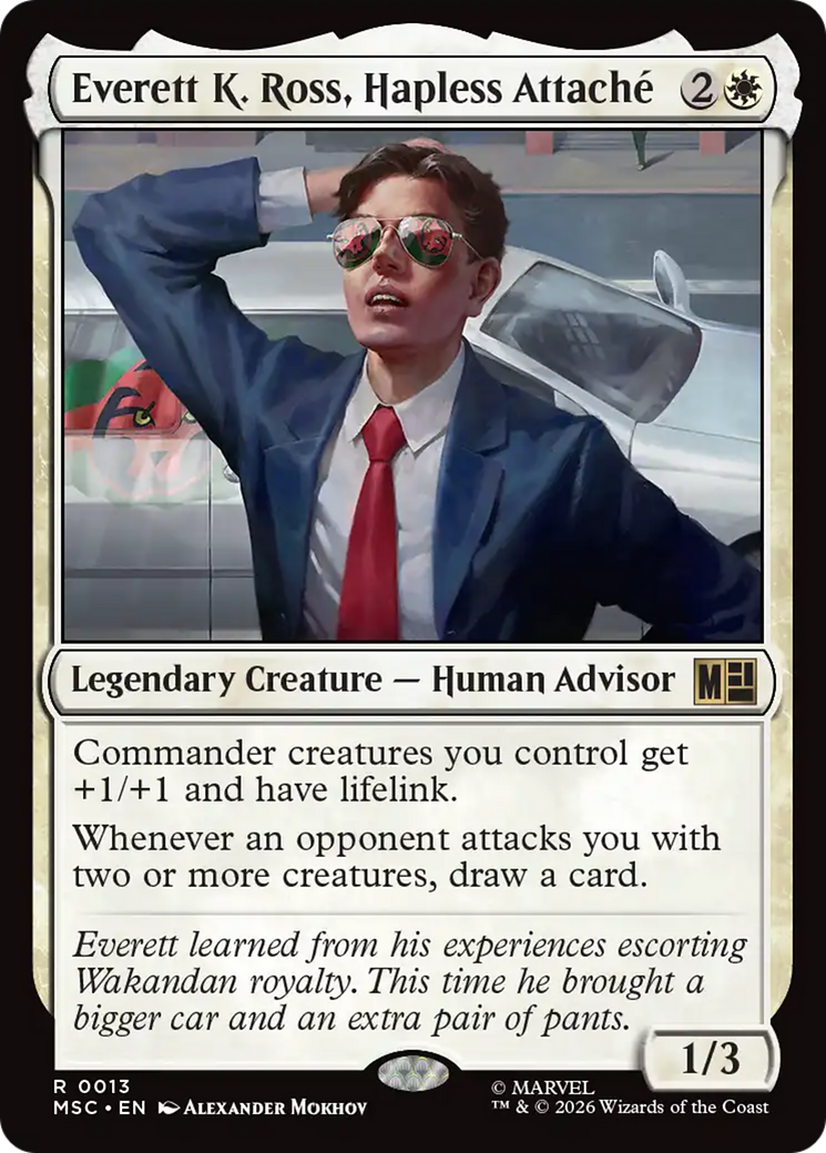 Everett K. Ross, Hapless Attache [Marvel Super Heroes Commander] | Jack's On Queen