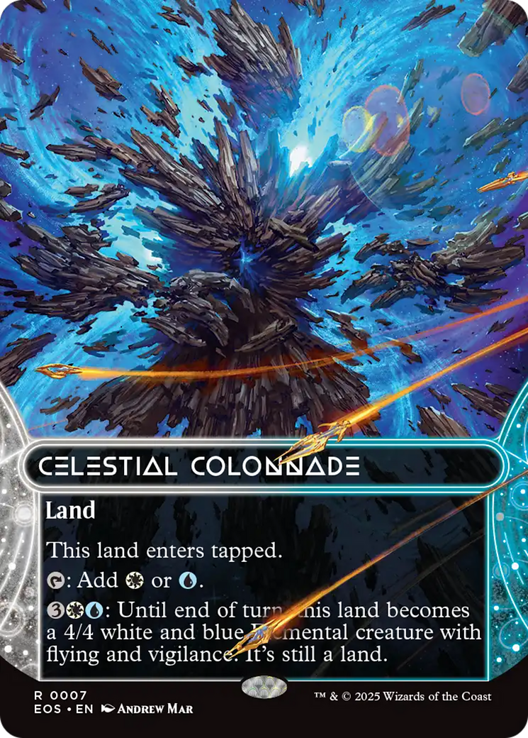 Celestial Colonnade (0007) (Borderless) [Edge of Eternities: Stellar Sights] | Jack's On Queen