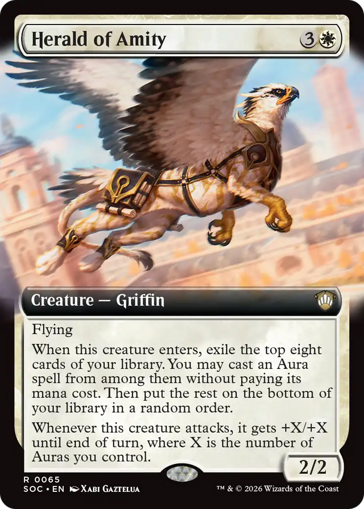 Herald of Amity (Extended Art) [Secrets of Strixhaven Commander] | Jack's On Queen