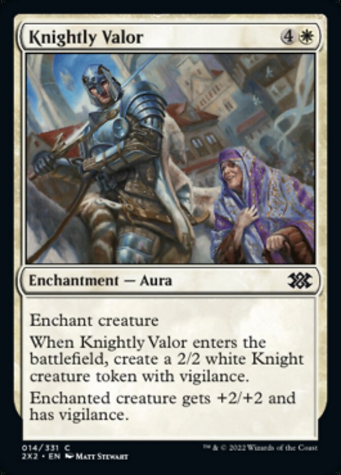 Knightly Valor [Double Masters 2022] | Jack's On Queen