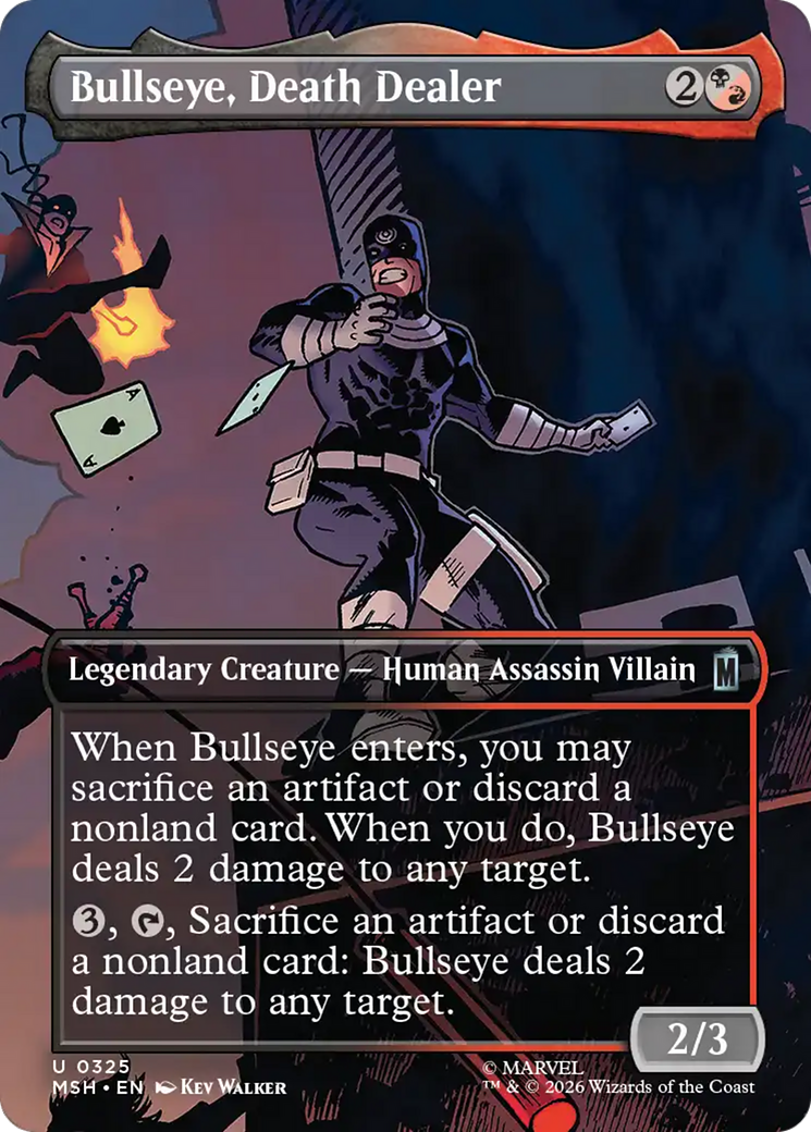 Bullseye, Death Dealer (Borderless) [Marvel Super Heroes] | Jack's On Queen