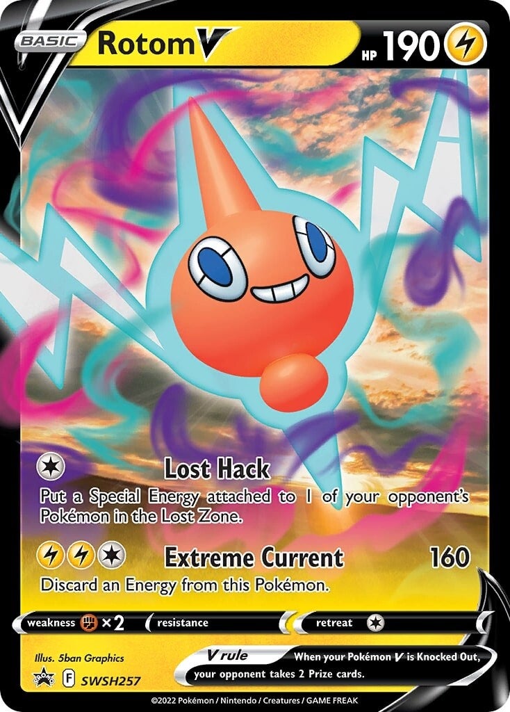 Rotom V (SWSH257) [Sword & Shield: Black Star Promos] | Jack's On Queen