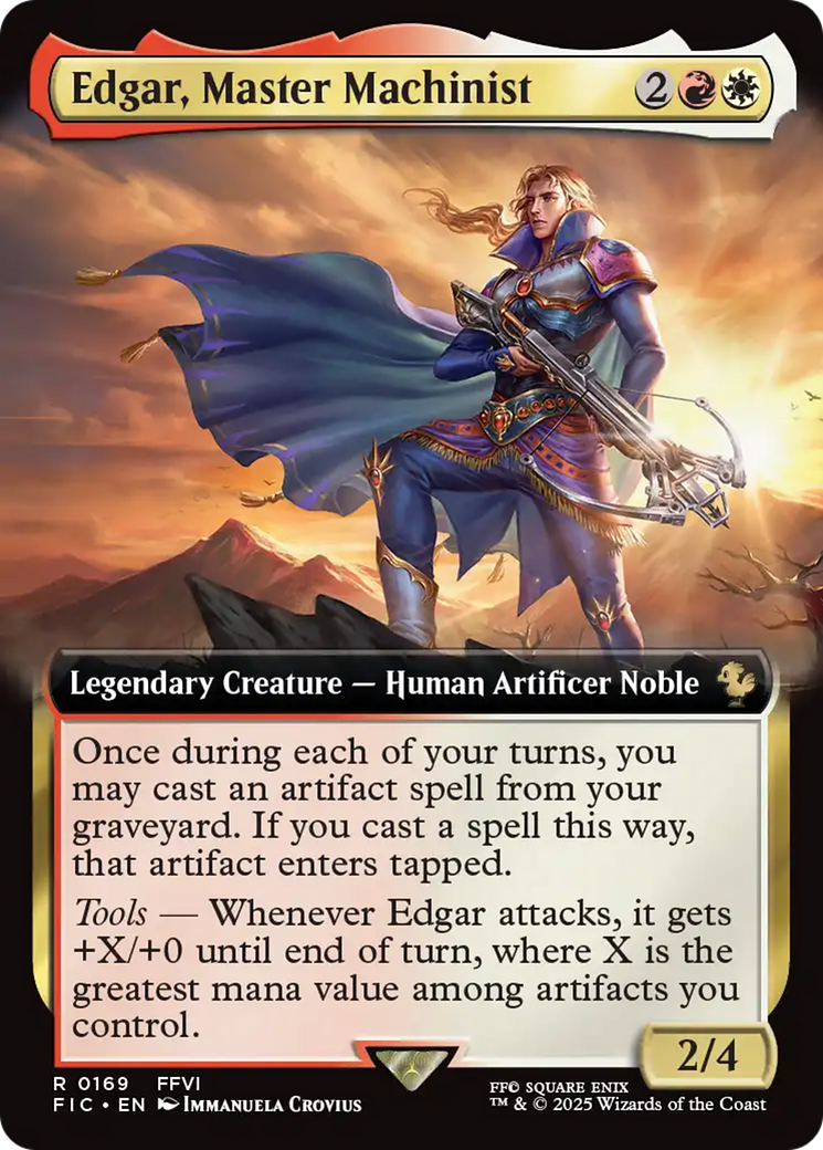 Edgar, Master Machinist (Extended Art) [FINAL FANTASY Commander] | Jack's On Queen