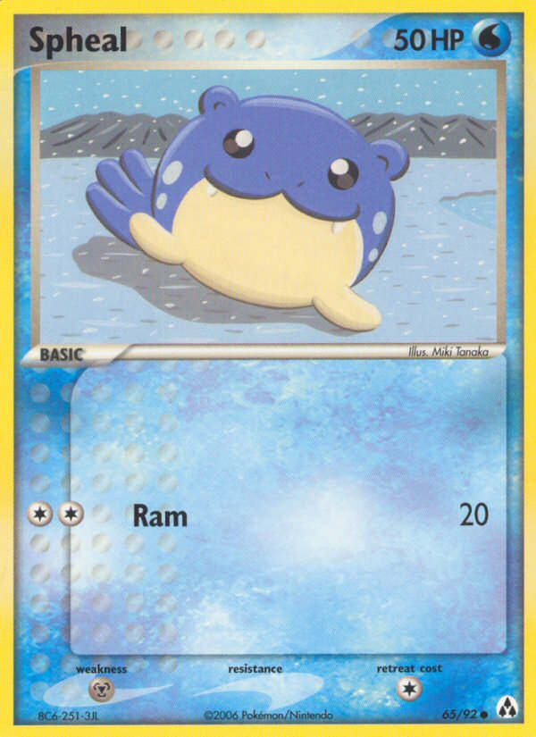 Spheal (65/92) [EX: Legend Maker] | Jack's On Queen