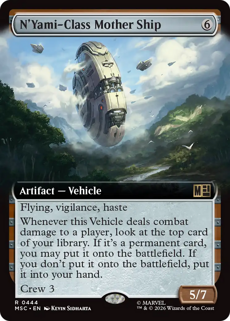 N'Yami-Class Mother Ship (Extended Art) [Marvel Super Heroes Commander] | Jack's On Queen
