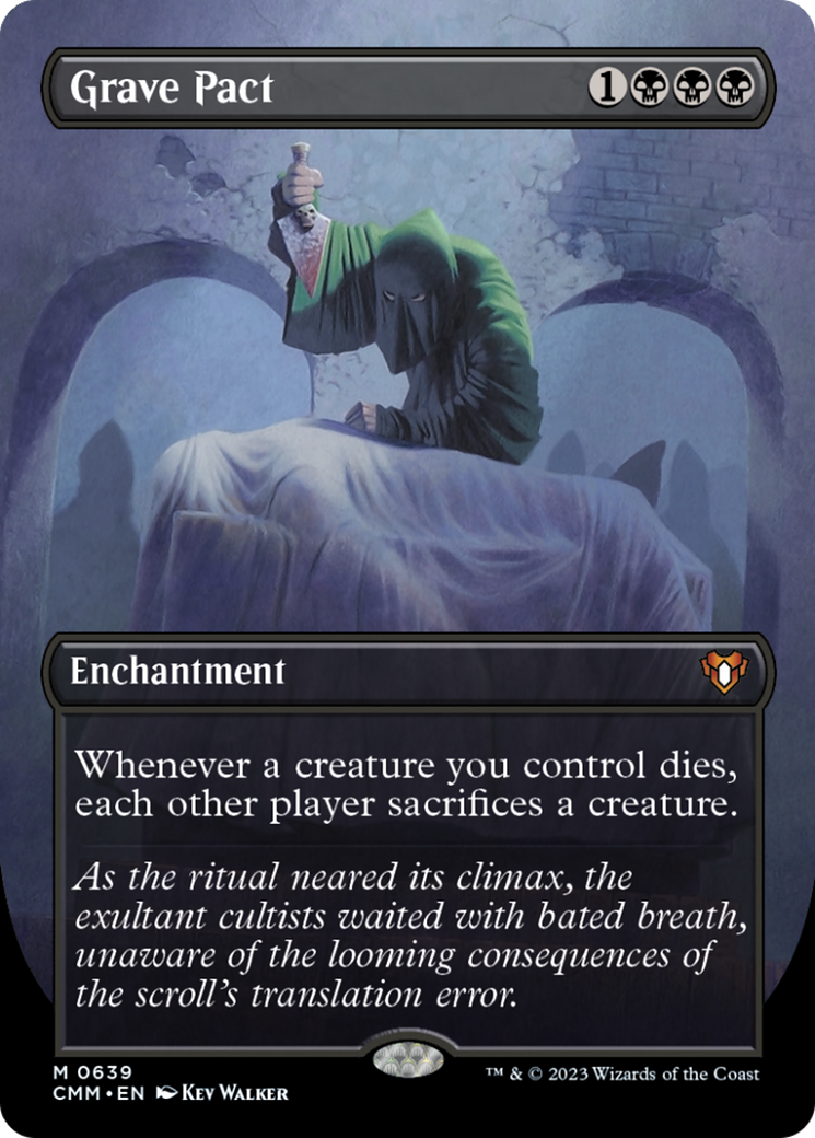 Grave Pact (Borderless Alternate Art) [Commander Masters] | Jack's On Queen