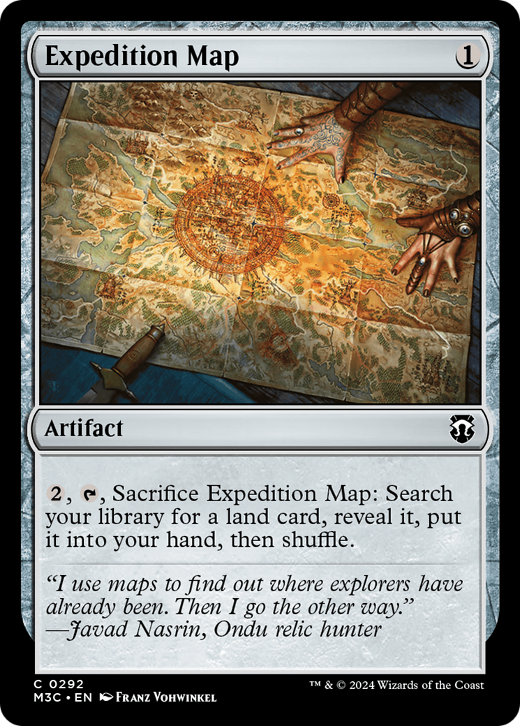 Expedition Map (Ripple Foil) [Modern Horizons 3 Commander] | Jack's On Queen