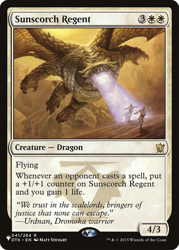 Sunscorch Regent [The List] | Jack's On Queen