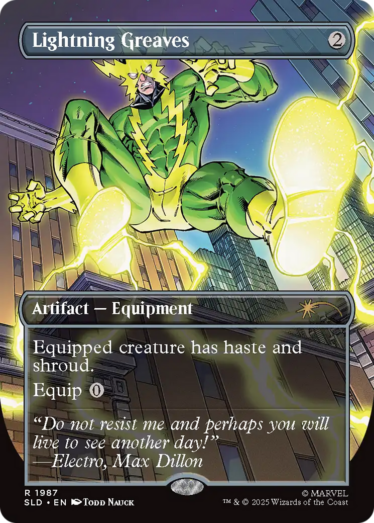 Lightning Greaves (1987) (Rainbow Foil) [Secret Lair Drop Series] | Jack's On Queen
