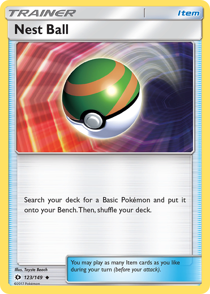 Nest Ball (123/149) [Sun & Moon: Base Set] | Jack's On Queen