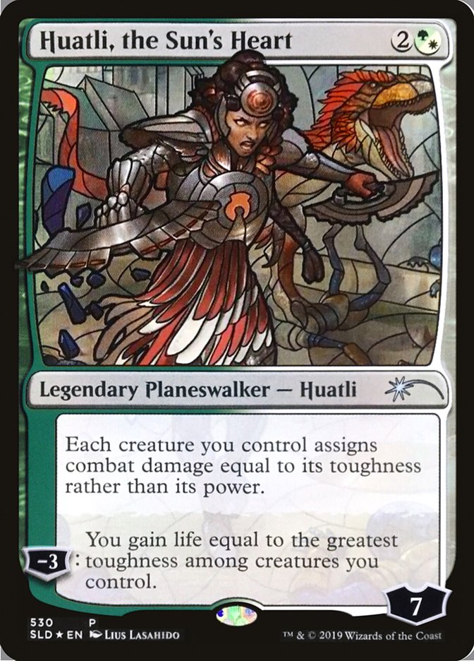 Huatli, the Sun's Heart (Stained Glass) [Secret Lair Drop Promos] | Jack's On Queen