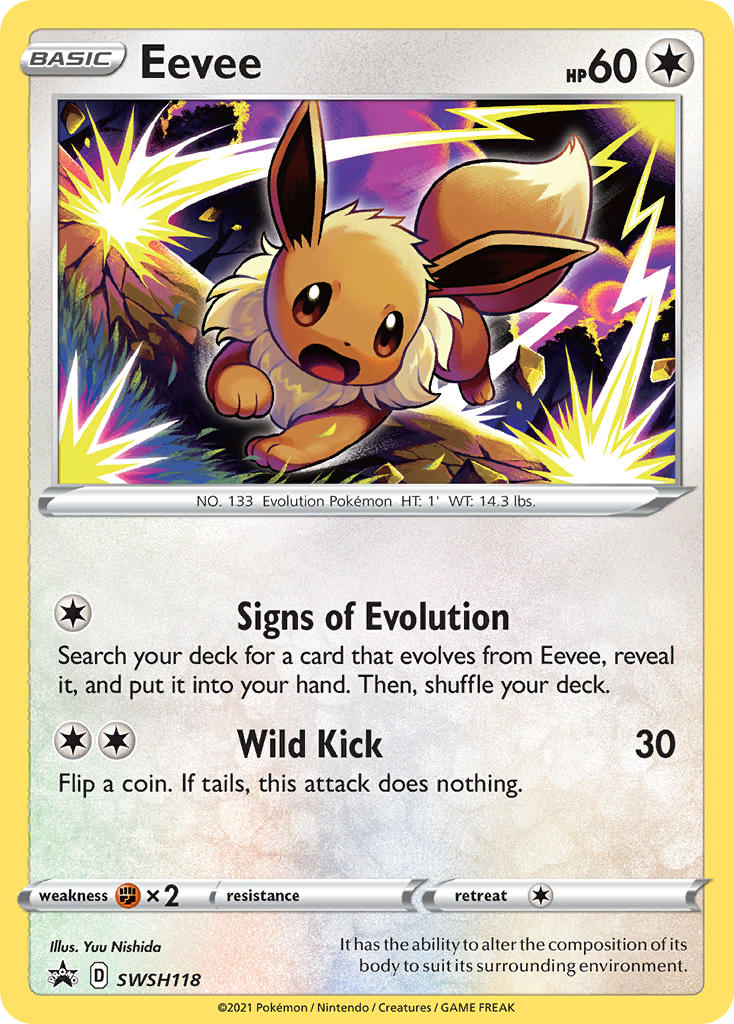 Eevee (SWSH118) [Sword & Shield: Black Star Promos] | Jack's On Queen