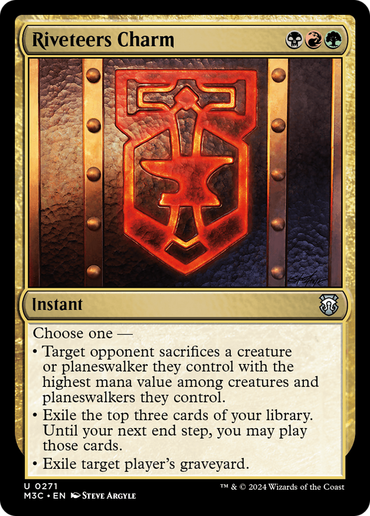 Riveteers Charm (Ripple Foil) [Modern Horizons 3 Commander] | Jack's On Queen