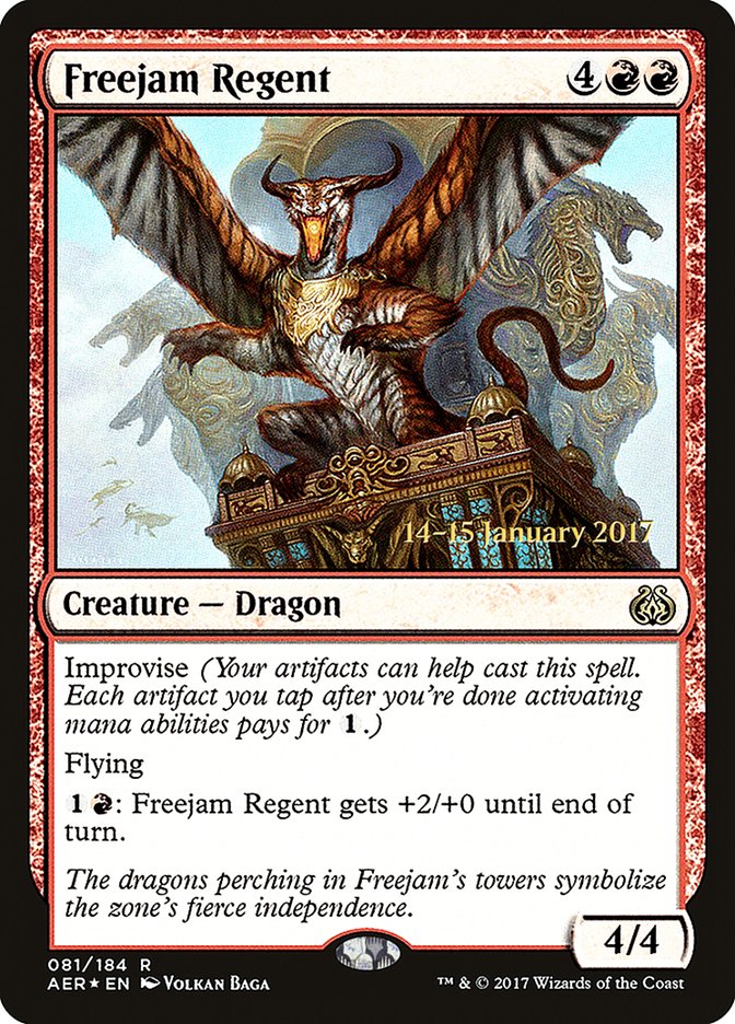 Freejam Regent [Aether Revolt Prerelease Promos] | Jack's On Queen