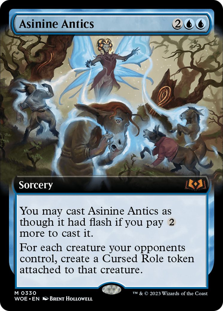 Asinine Antics (Extended Art) [Wilds of Eldraine] | Jack's On Queen