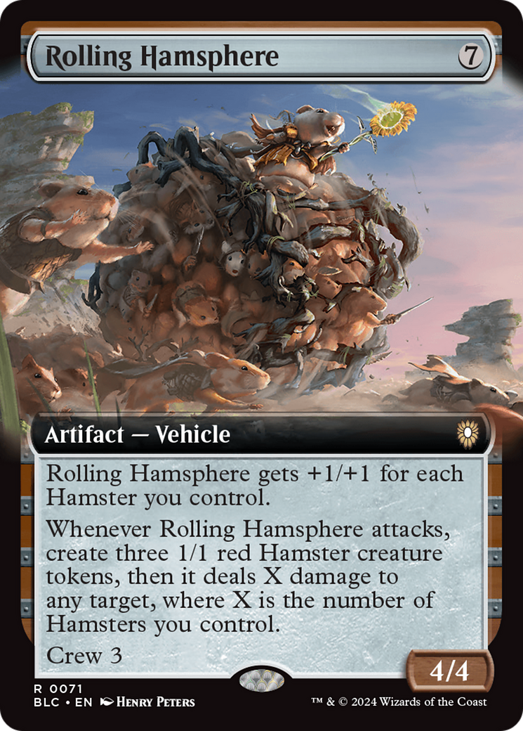Rolling Hamsphere (Extended Art) [Bloomburrow Commander] | Jack's On Queen
