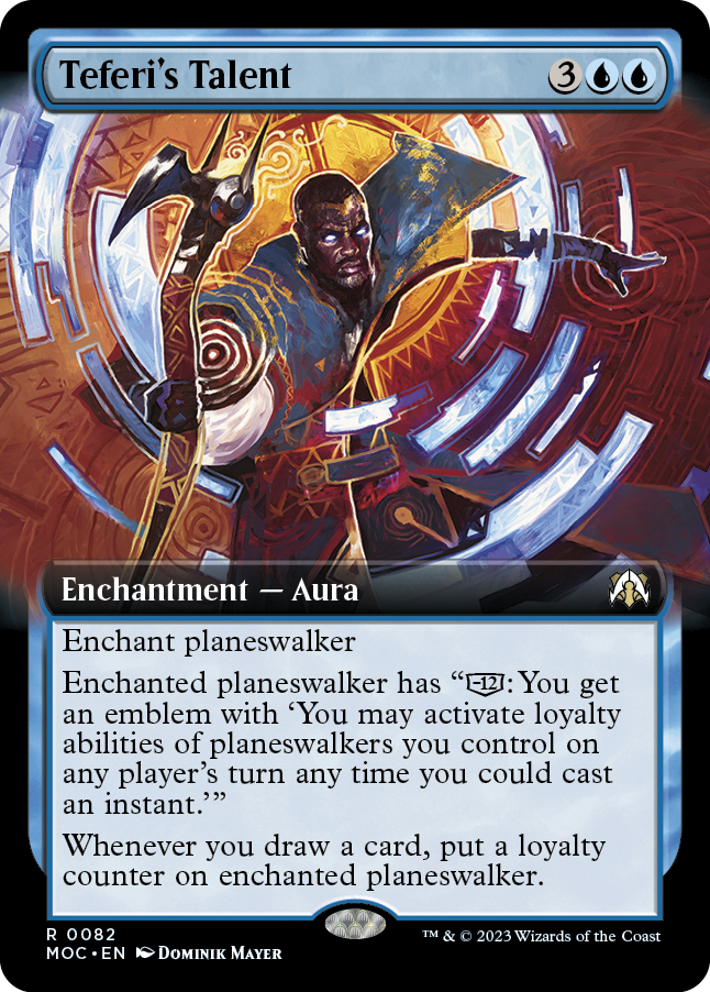 Teferi's Talent (Extended Art) [March of the Machine Commander] | Jack's On Queen