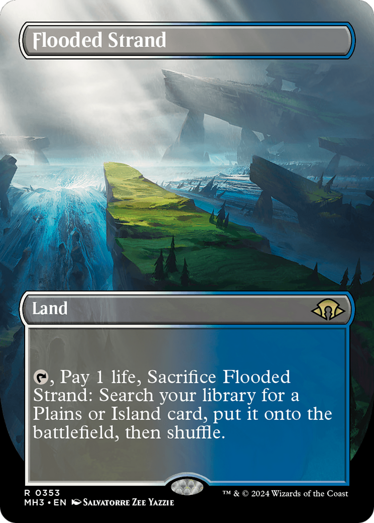 Flooded Strand (Borderless) [Modern Horizons 3] | Jack's On Queen