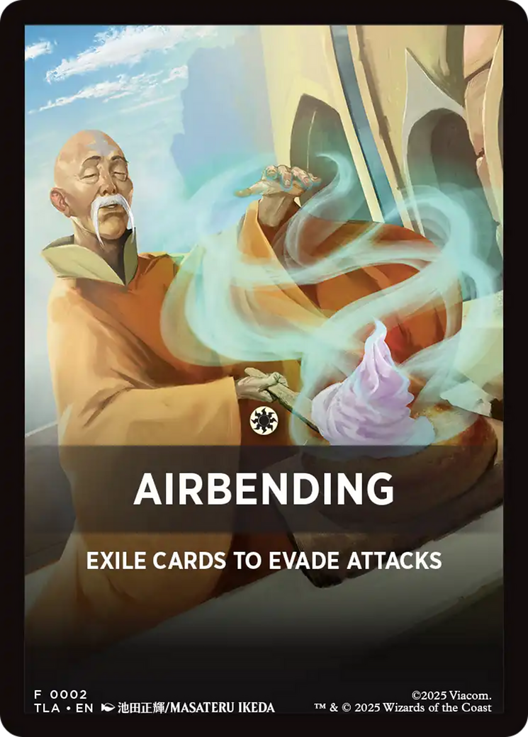 Airbending Theme Card [Avatar: The Last Airbender Tokens] | Jack's On Queen