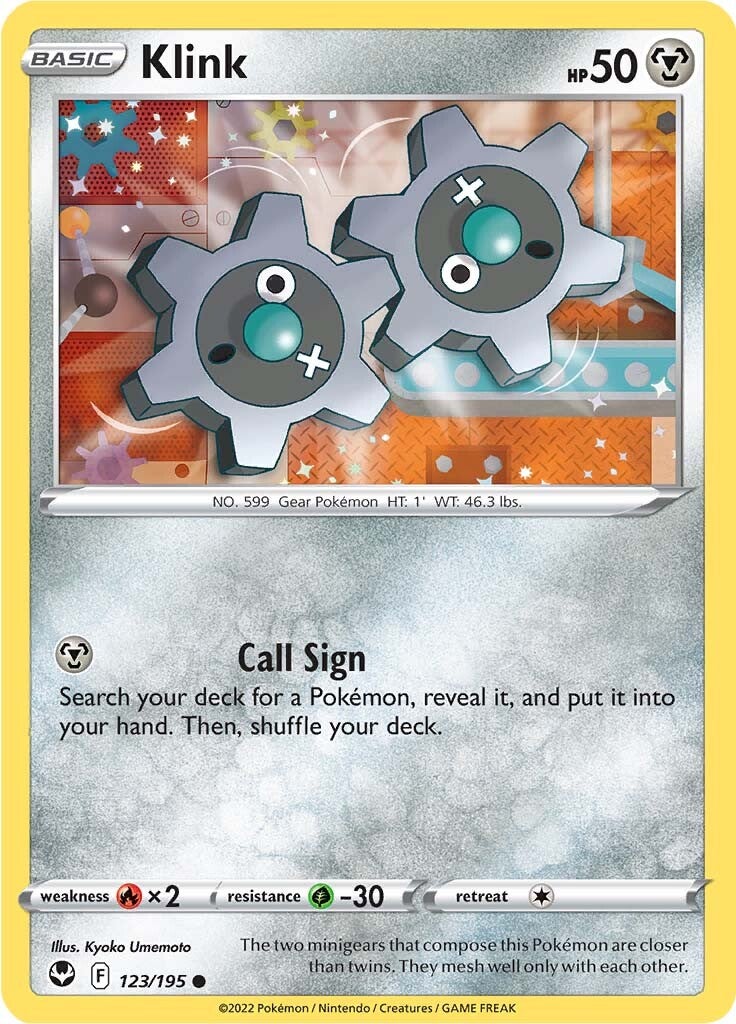 Klink (123/195) [Sword & Shield: Silver Tempest] | Jack's On Queen