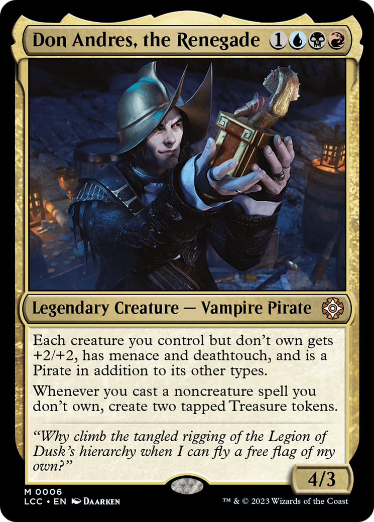 Don Andres, the Renegade [The Lost Caverns of Ixalan Commander] | Jack's On Queen