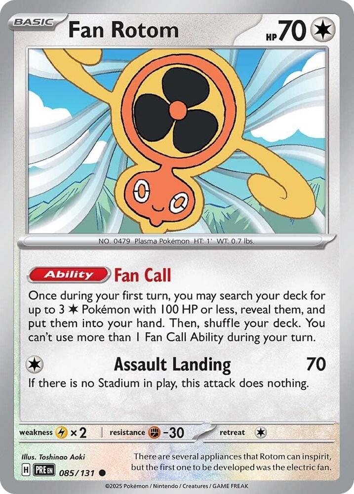 Fan Rotom (085/131) [Scarlet & Violet: Prismatic Evolutions] | Jack's On Queen