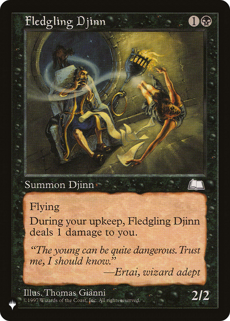 Fledgling Djinn [The List] | Jack's On Queen