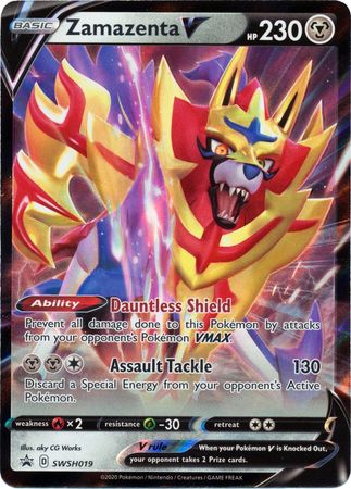 Zamazenta V (SWSH019) [Sword & Shield: Black Star Promos] | Jack's On Queen