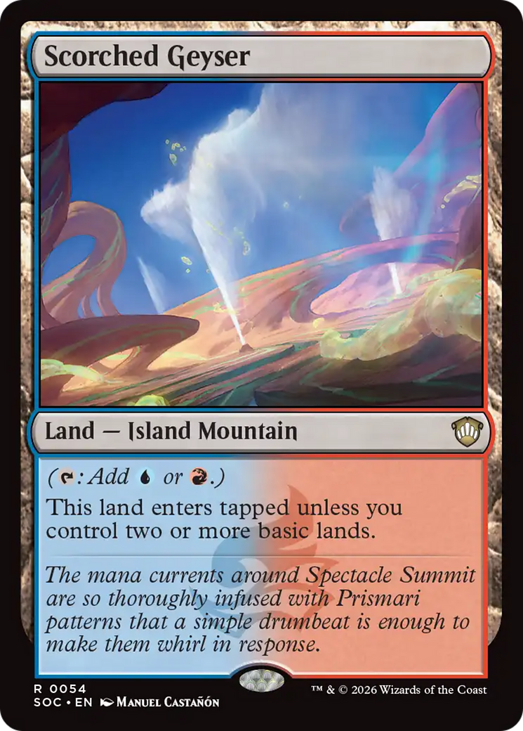 Scorched Geyser [Secrets of Strixhaven Commander] | Jack's On Queen