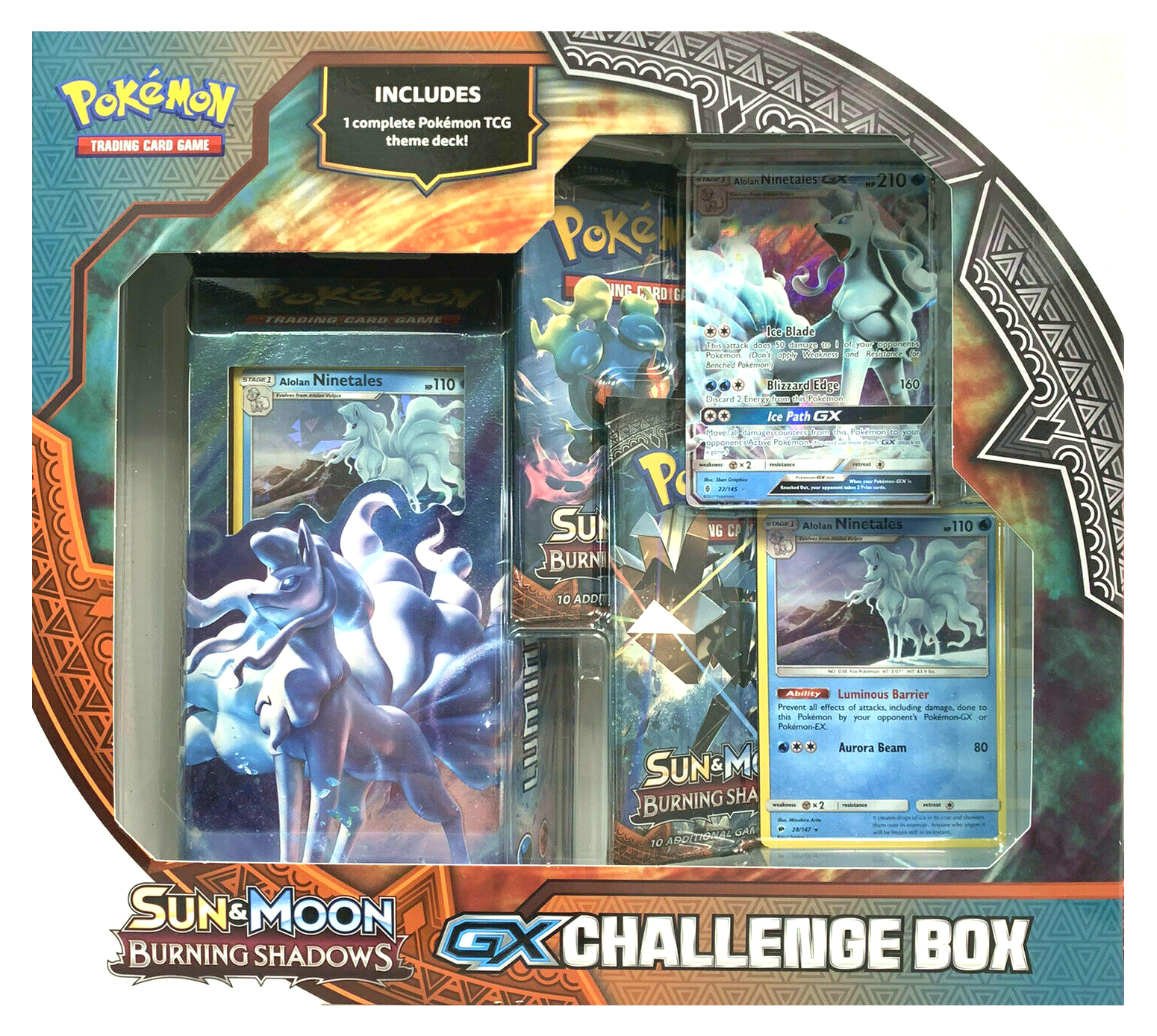 Sun & Moon: Burning Shadows - Challenge Box (Alolan Ninetales GX) | Jack's On Queen