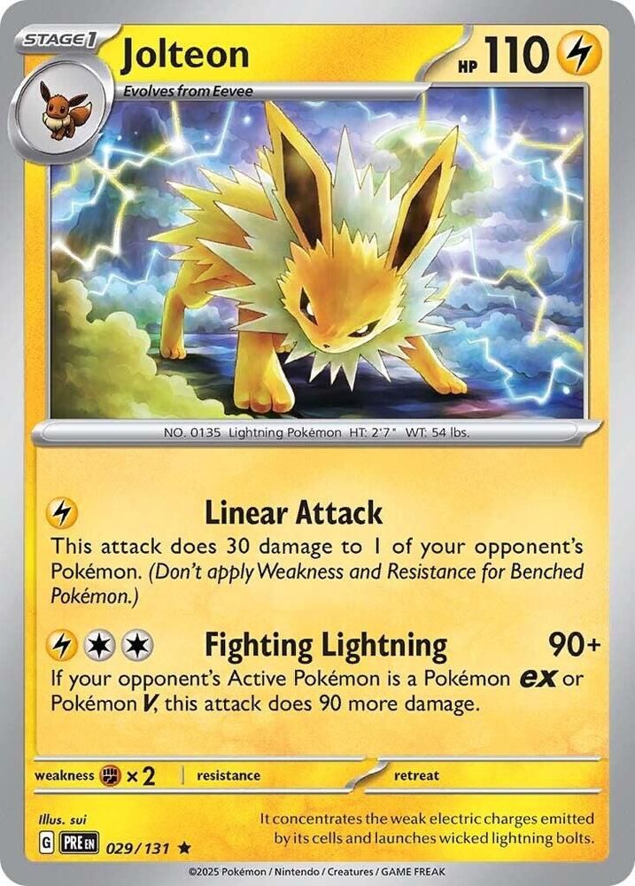 Jolteon (029/131) [Scarlet & Violet: Prismatic Evolutions] | Jack's On Queen