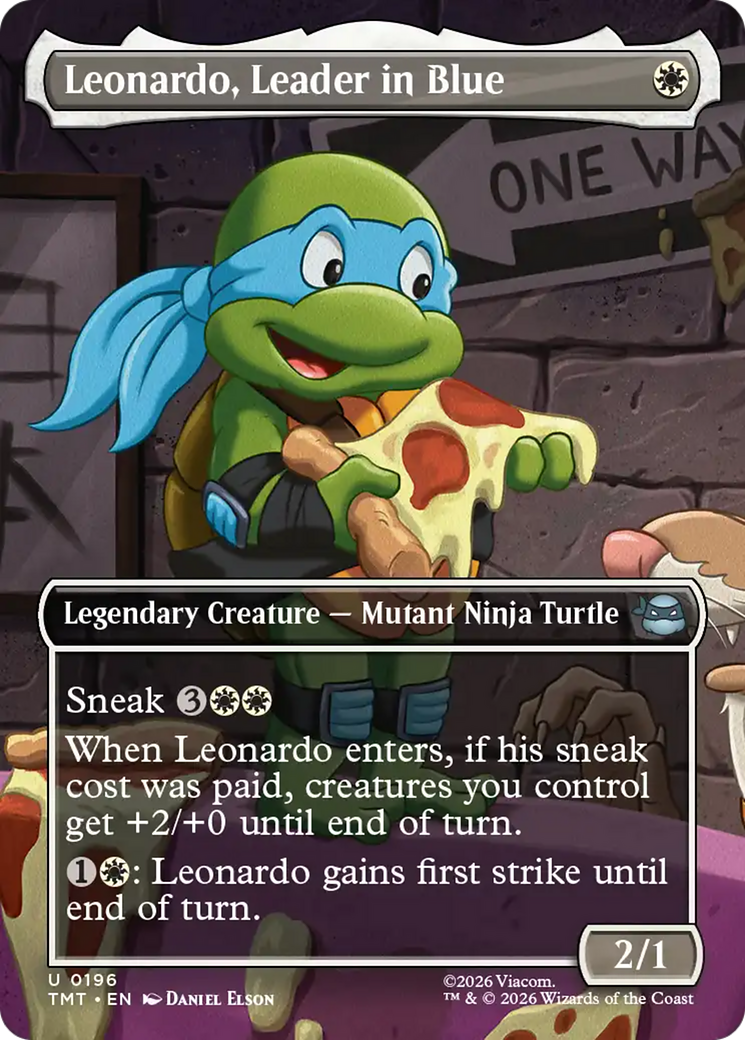Leonardo, Leader in Blue (Borderless) [Teenage Mutant Ninja Turtles] | Jack's On Queen