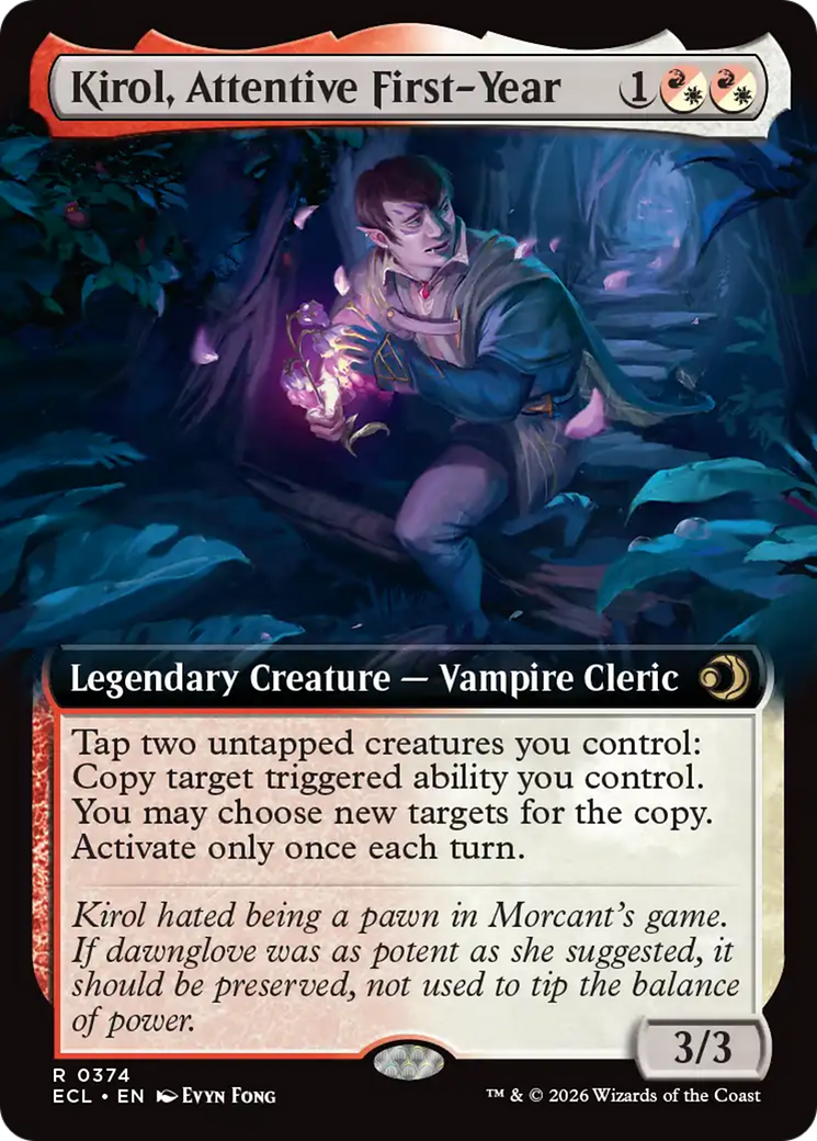 Kirol, Attentive First-Year (Extended Art) [Lorwyn Eclipsed] | Jack's On Queen