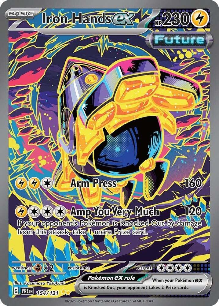Iron Hands ex (154/131) [Scarlet & Violet: Prismatic Evolutions] | Jack's On Queen