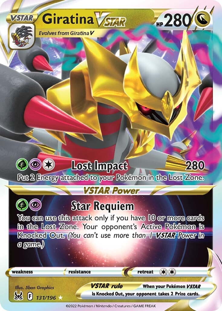 Giratina VSTAR (131/196) (Jumbo Card) [Sword & Shield: Lost Origin] | Jack's On Queen